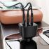 ACEFAST B18 Car Charger 200W Dual USB-C + USB-A Fast Charging Cigarette Lighter Adapter - Black